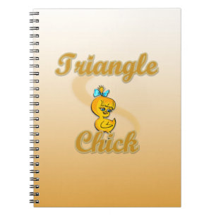 Triangelns Chick Anteckningsbok Med Spiral