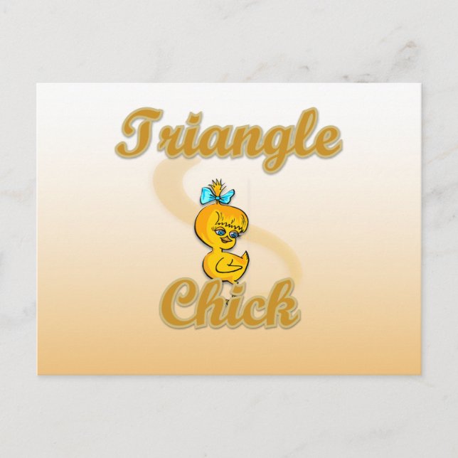 Triangelns Chick Vykort (Framsida)