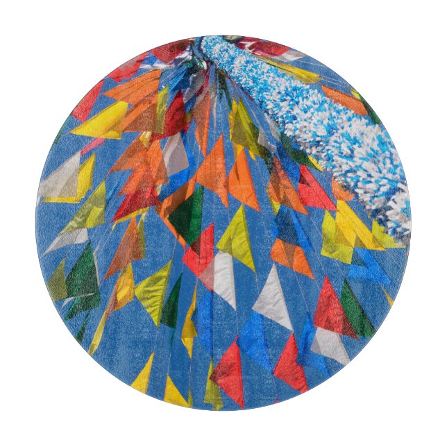 Triangelns Flagga, Dekoration (Framsidan)