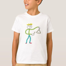 Triangelspelande Stickman