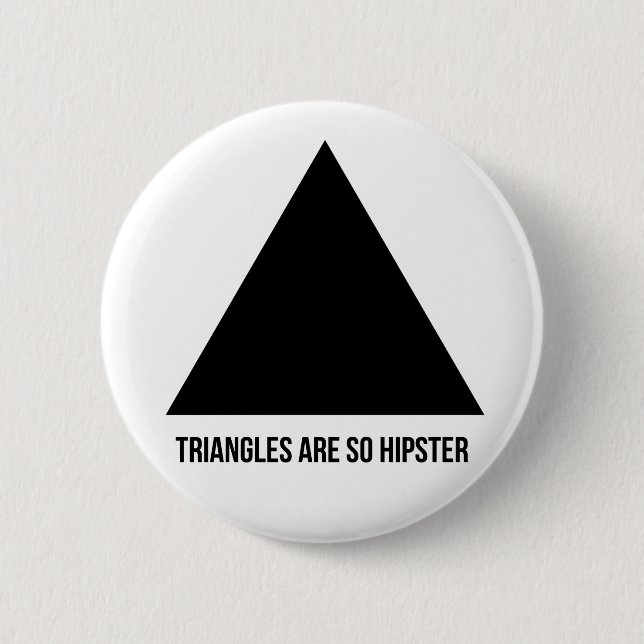 trianglar är så hipsteren knapp (Framsida)