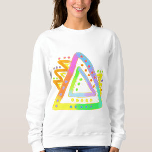 Trianglar färglös Abstrakt konst till Bära T Shirt