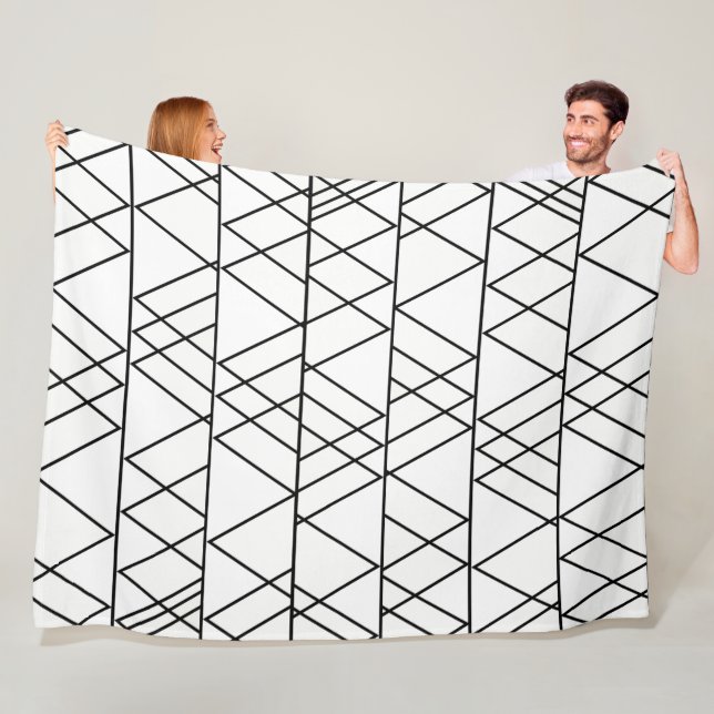 Trianglar  fleecefilt (På plats)