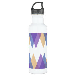 Trianglar för lila, blått och gult