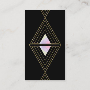 Trianglar för sakral geometri för *~* guld- visitkort
