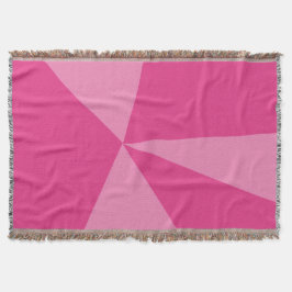 Trianglar, geometrisk mönster filt