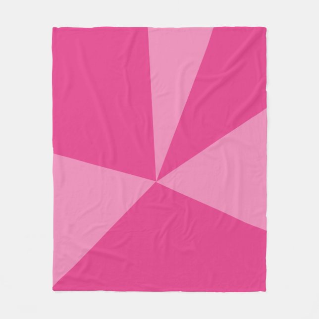 Trianglar, geometrisk mönster fleecefilt (Framsidan)