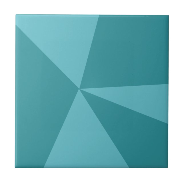 Trianglar, geometrisk mönster kakelplatta (Framsidan)