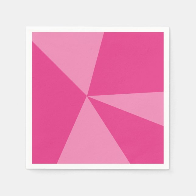 Trianglar, geometrisk mönster pappersservett (Framsidan)