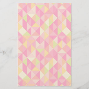 Trianglar geometriskt mönster brevpapper
