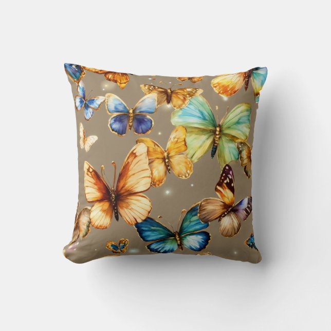 Trianglar, hexagoner eller abstrakter. kudde (Framsida)