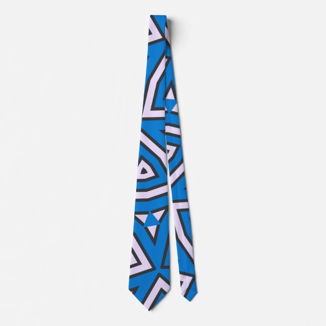 trianglar i blått slips (Framsida)