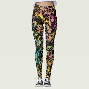 Trianglar i Rörelse Leggings