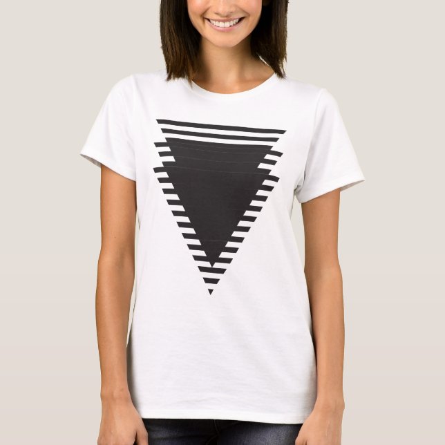 trianglar komposition present t shirt (Framsida)