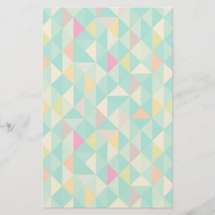 Trianglar mönster brevpapper