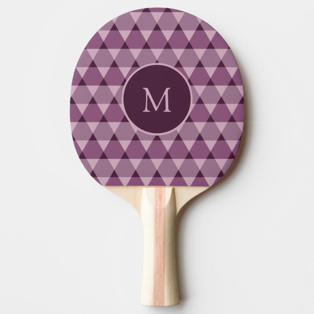 Trianglar Mönster Pingisracket (Framsidan)