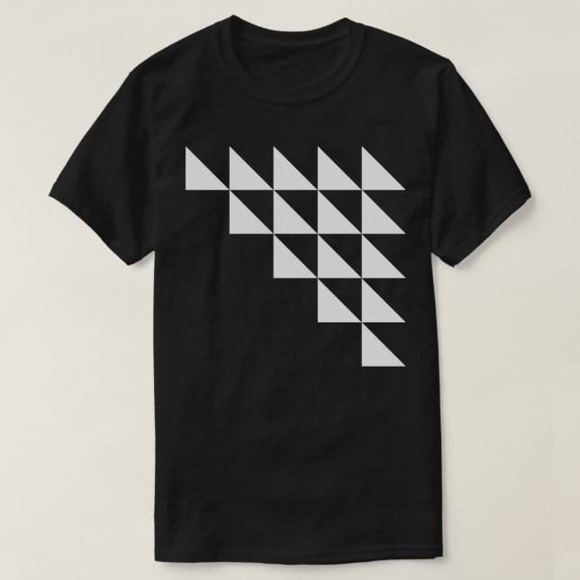 trianglar mönster t shirt (Design framsida)