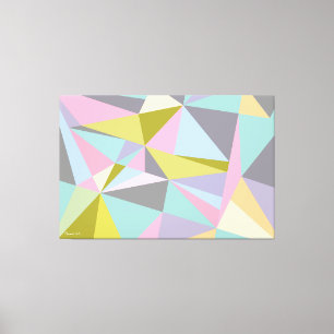 Trianglar på mitt sinneldade Kanvastryck
