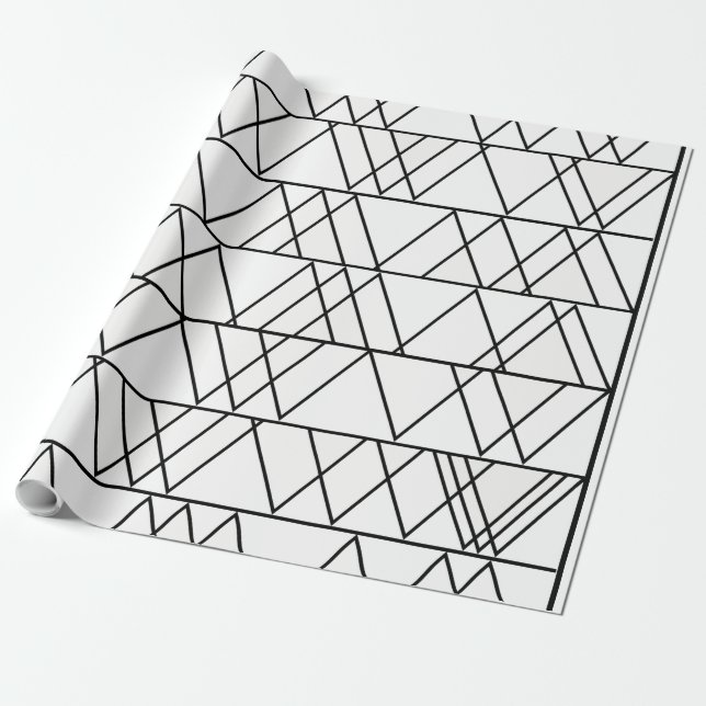 Trianglar Presentpapper (Utrullad)