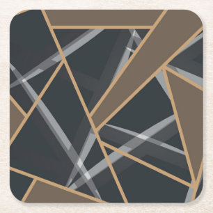 Trianglar Underlägg Papper Kvadrat