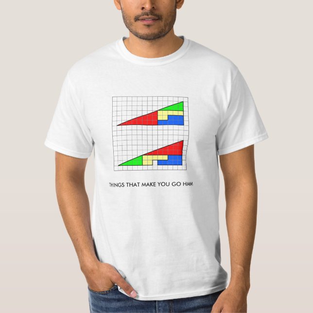 triangle2 SAKER SOM GÖR DIG ATT GÅ HMM Tee Shirt (Framsida)