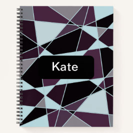Triangle black grey white maroon Abstract
