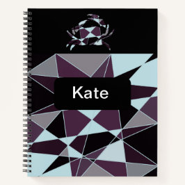 Triangle black grey white maroon Abstract