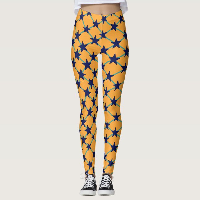 TRIANGLE GEOMETRIC ART. LEGGINGS (Framsida)