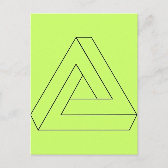 Triangle-Line-Art_Vector_Clipart Vykort (Framsida)