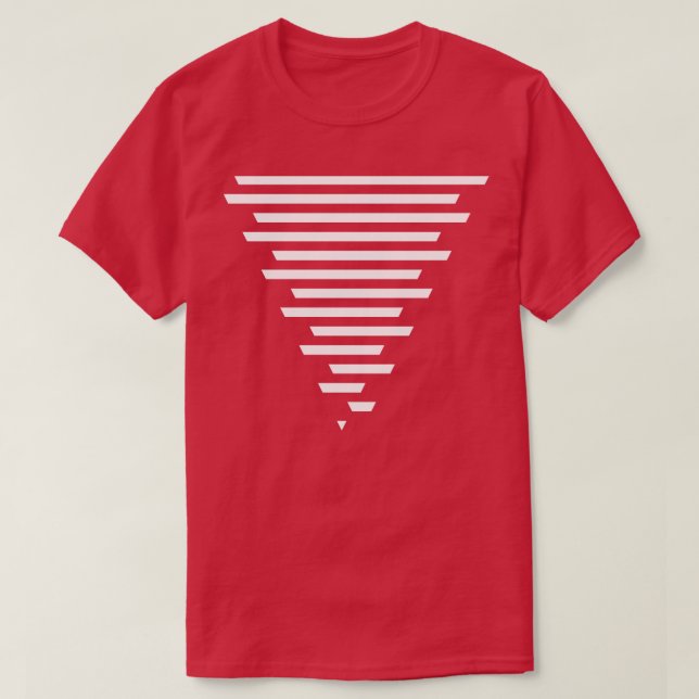 Triangle linjer design t shirt (Design framsida)