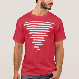 Triangle linjer design t shirt