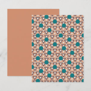 Triangle Quilt Anteckningskort