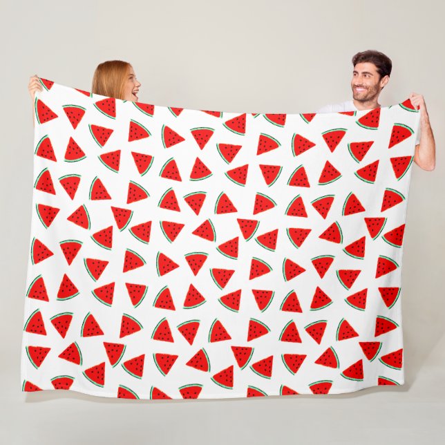 Triangle Watermelons Fleecefilt (På plats)