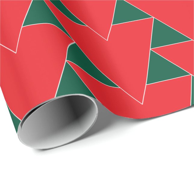 Triangle Wrapping Paper Presentpapper (Rullad Hörn)