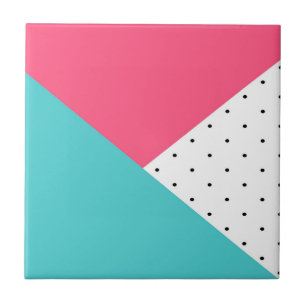 Triangles Abstrakt Mönster Kakelplatta