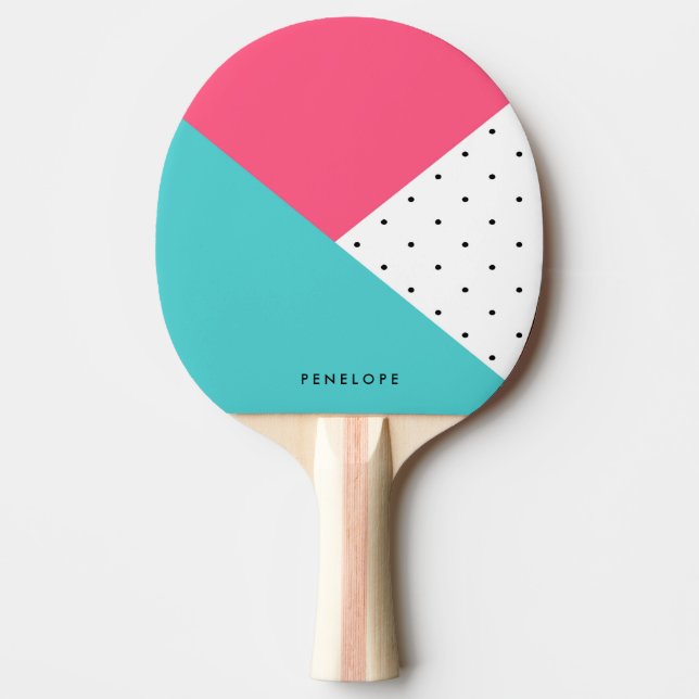 Triangles Abstrakt Mönster Pingisracket (Framsidan)
