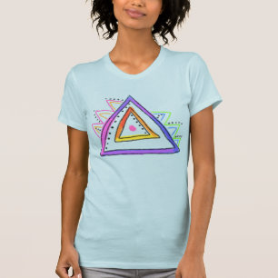 Triangles Abstrakt Wearable Art T Shirt