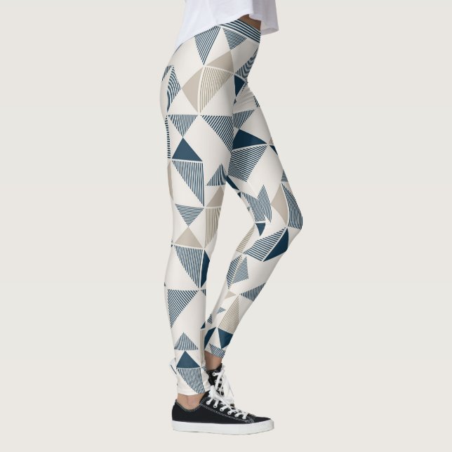 Triangles Dash Linjer Leggings (Höger)