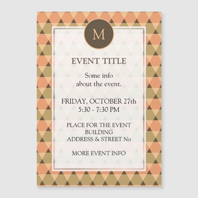 Triangles Mönster (Framsida)