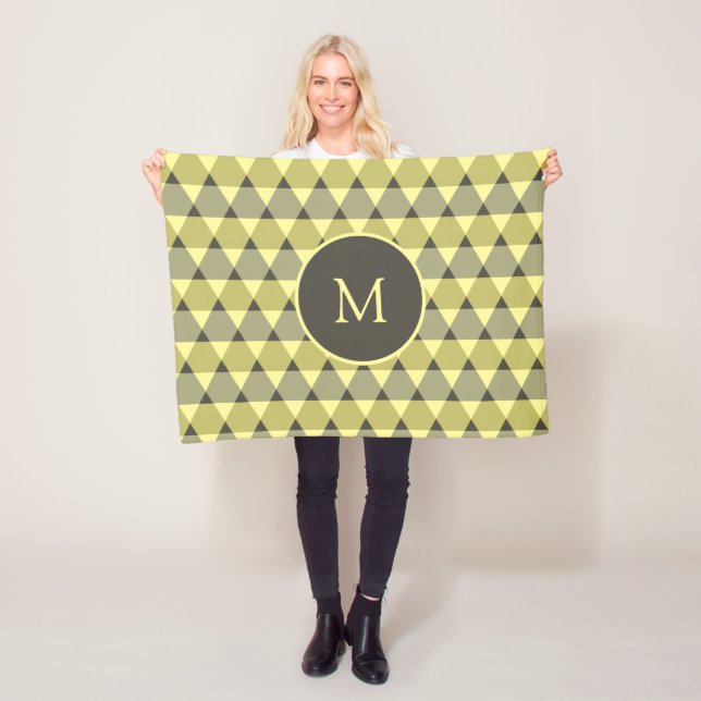 Triangles Mönster Fleecefilt (På plats)