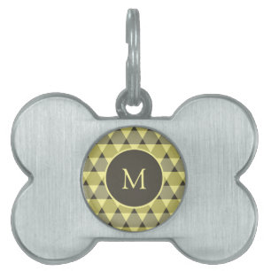 Triangles Mönster ID-bricka Husdjur