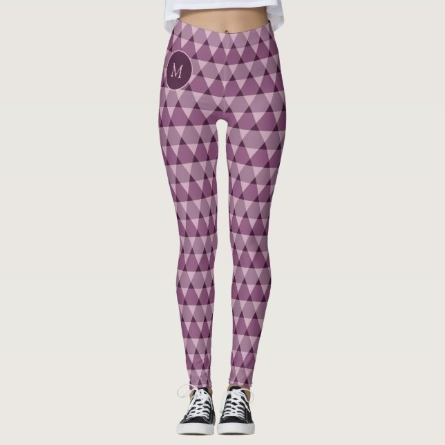 Triangles Mönster Leggings (Framsida)