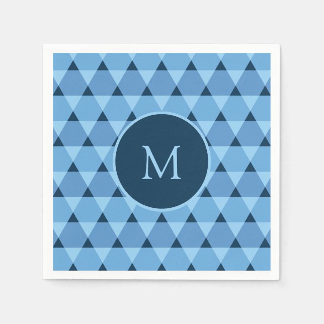 Triangles Mönster Pappersservett (Framsidan)