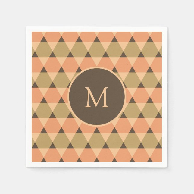 Triangles Mönster Pappersservett (Framsidan)