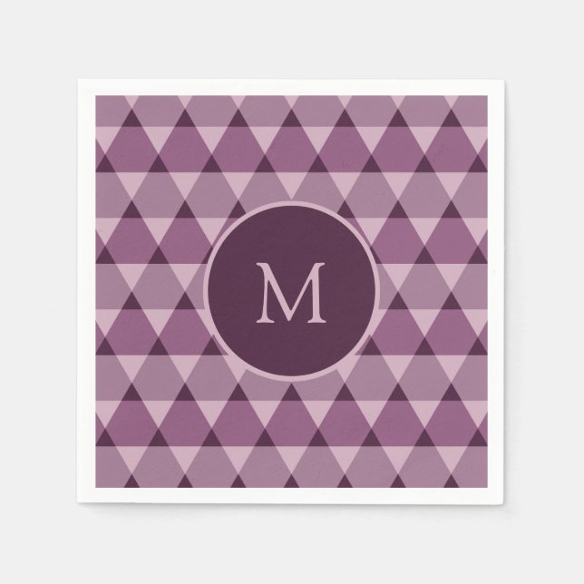 Triangles Mönster Pappersservett (Framsidan)