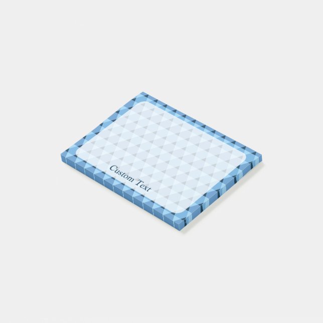 Triangles Mönster Post-it Block (Vinklad)