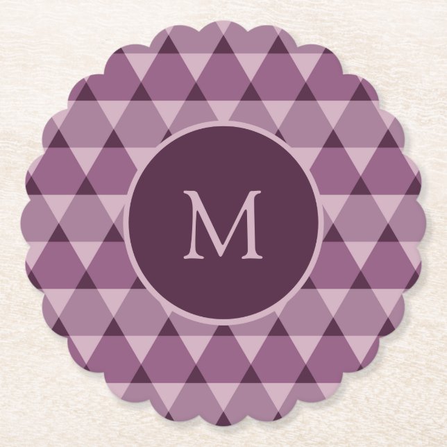 Triangles Mönster Underlägg Papper (Framsida)