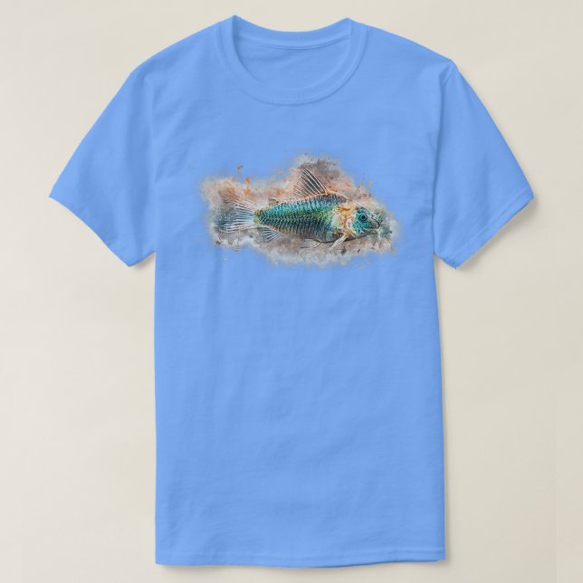 Triangulär marmelad, corydoras eques t shirt (Design framsida)