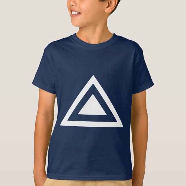 Triangulär pil 01 tee (Framsida)