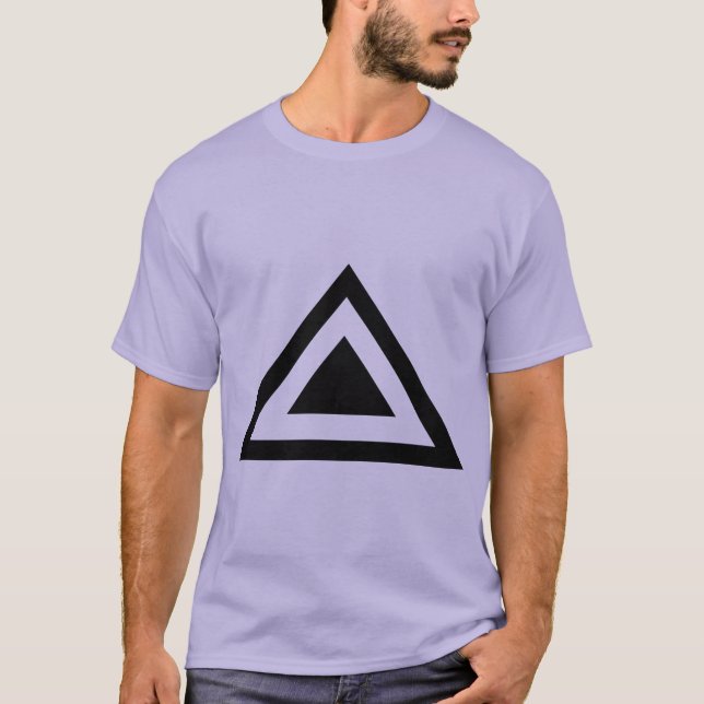 Triangulär pil 01 tee (Framsida)